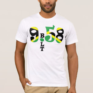 Bolt 9.58 WR Jamaican Flag T-shirt