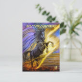 Bolt of Lightning briefkaart van Mike Winterbauer (Staand voorkant)