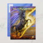 Bolt of Lightning briefkaart van Mike Winterbauer (Voorkant / Achterkant)