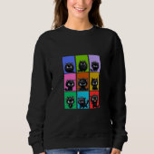 Bolt The Cat Dames sweatshirt 2-2 (Voorkant)