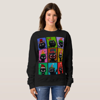 Bolt The Cat Kerst sweatshirt voor vrouwen