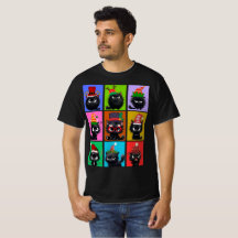 Bolt The Cat Kerstman T-Shirt voor Heren