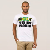 Bolt to Di World Jamaican Flag T-shirt (Voorkant volledig)
