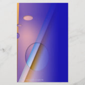 Bolt van blauw - 1 briefpapier (Voorkant)