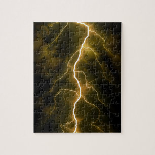 Bolt van de bliksem legpuzzel