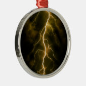Bolt van de bliksem metalen ornament (Rechts)