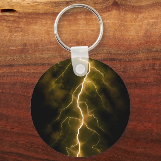 Bolt van de bliksem sleutelhanger (Voorkant)