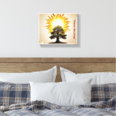 "Bolt van het leven" Canvas Afdruk (Insitu (Slaapkamer))