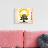 "Bolt van het leven" Canvas Afdruk (Insitu (Woonkamer))