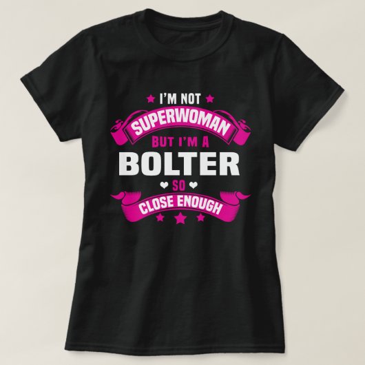 bolter t-shirt (Design voorkant)