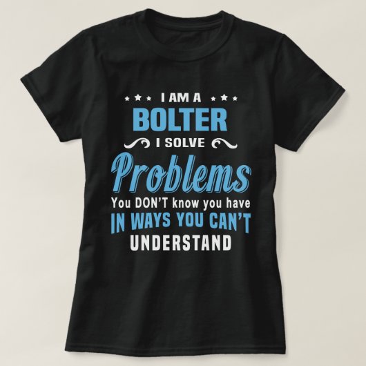 bolter t-shirt (Design voorkant)