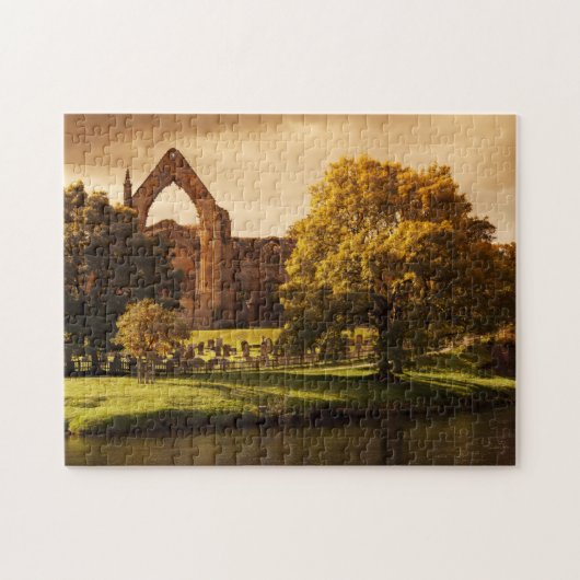 Bolton Abbey in het najaar Legpuzzel (Horizontaal)
