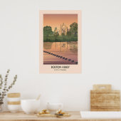 Bolton Abbey  North Yorkshire Reisposter Poster (Keuken)