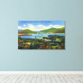 Bolton Bay, Narrows, Uitzicht van de Vijf Mijlberg Canvas Afdruk (Insitu (Houten vloer))