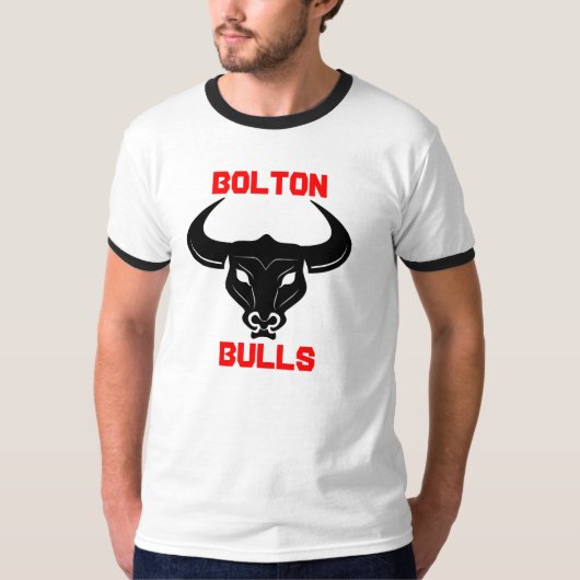 Bolton Bulls Head Logo T-shirt (Voorkant)