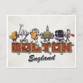 Bolton cartoon briefkaart