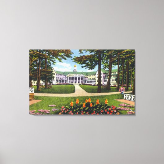 Bolton Landing Exterior Uitzicht Sagamore Hotel Canvas Afdruk (Voorkant)