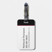 Bolton Sigil - onze blades zijn scherp Bagagelabel (Achterkant verticaal)