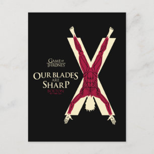 Bolton Sigil - onze blades zijn scherp Briefkaart