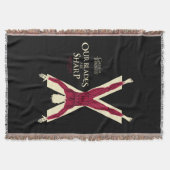 Bolton Sigil - onze blades zijn scherp Deken (Voorkant)