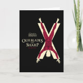 Bolton Sigil - onze blades zijn scherp Kaart (Voorkant)