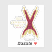 Bolton Sigil - onze blades zijn scherp Sticker (Vel)