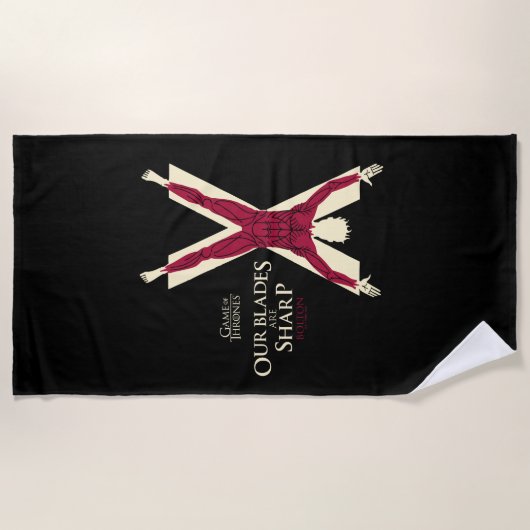 Bolton Sigil - onze blades zijn scherp Strandlaken (Voorkant)