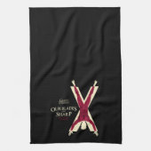 Bolton Sigil - onze blades zijn scherp Theedoek (Verticaal)