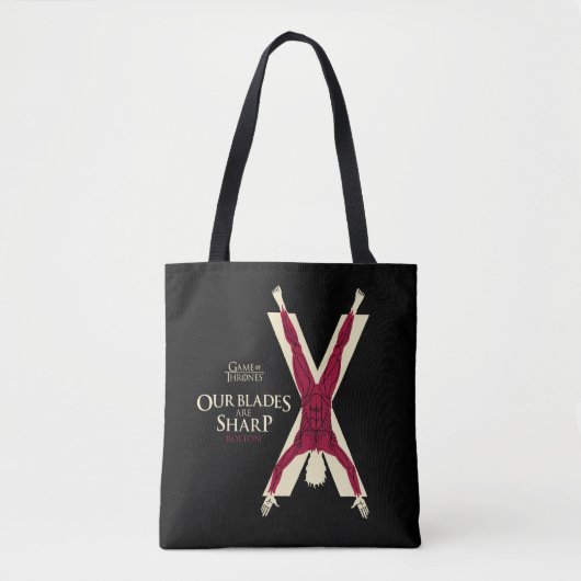 Bolton Sigil - onze blades zijn scherp Tote Bag (Voorkant)