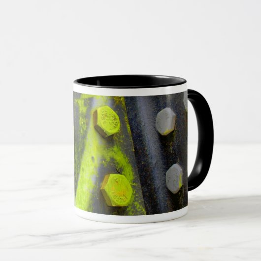 Bolts en graffiti mok (Voorkant rechts)