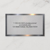 Bolts en Nuts | Metaal staal Visitekaartje (Achterkant)