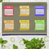 Bolts of Fabric tea keukenhanddoek 2023 kalender (Gevouwen)