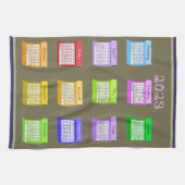Bolts of Fabric tea keukenhanddoek 2023 kalender (Horizontaal)