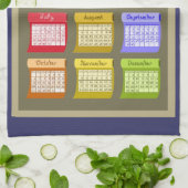 Bolts of Fabric tea keukenhanddoek 2024 kalender (Gevouwen)