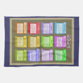 Bolts of Fabric tea keukenhanddoek 2024 kalender (Horizontaal)