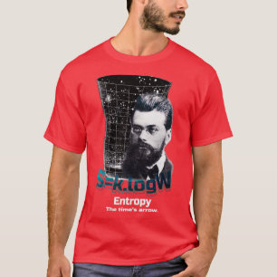 Boltzmann Entropy-formule Theoretische fysica en T-shirt