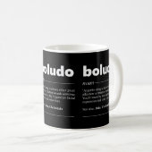 Bolu Definition Funny Gift for Argentina Fans Koffiemok (Voorkant rechts)
