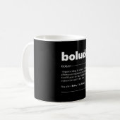 Bolu Definition Funny Gift for Argentina Fans Koffiemok (Voorkant links)