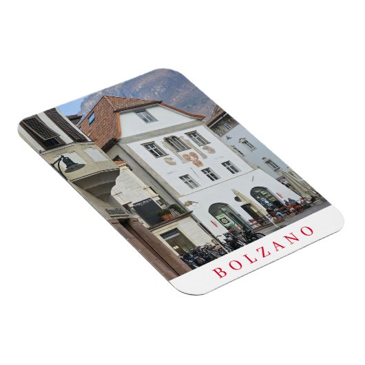 Bolzano Walther Square gebouw uitzicht koelkastmag Magneet (Rechterzijde)