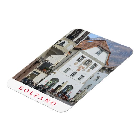 Bolzano Walther Square gebouw uitzicht koelkastmag Magneet (Linkerzijde)