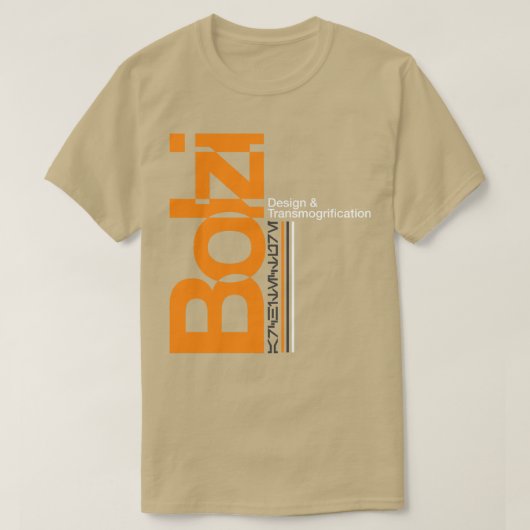 Bolzi Design Transmogrification T-shirt (Design voorkant)