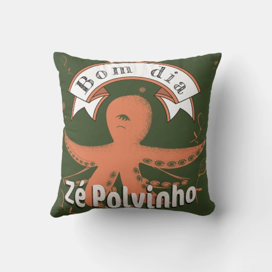 Bom dia! kussen (Achterkant)