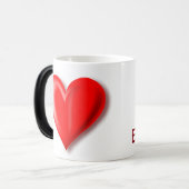 Bom dia mãe magische mok (Voorkant links)