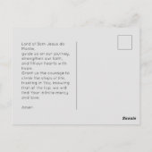 Bom Jesus Braga Heiligdom foto, met gebed Briefkaart (Achterkant)