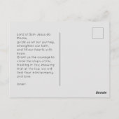 Bom Jesus Braga Heiligdom foto, met gebed Briefkaart (Achterkant)