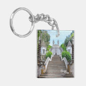Bom Jesus Braga Heiligdom foto, met gebed Sleutelhanger (Voorkant Links)