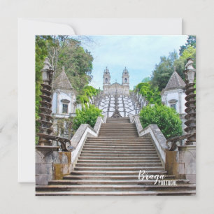 Bom Jesus de Braga Katholiek Heiligdom met gebed