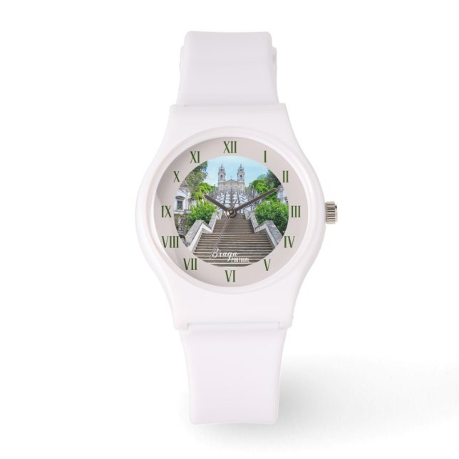 Bom Jesus de Braga Katholiek Heiligdom, Portugal Horloge (Voorkant)