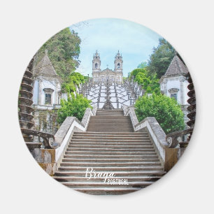 Bom Jesus de Braga Katholiek Heiligdom, Portugal Magneet