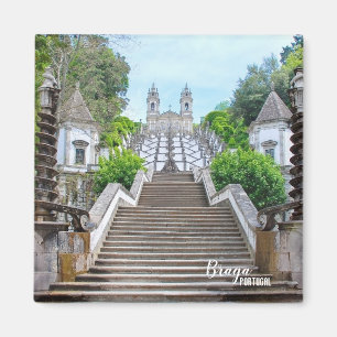 Bom Jesus de Braga Katholiek Heiligdom, Portugal Magneet